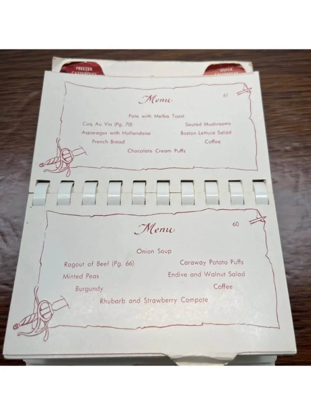 Cyrano De Casserole Cookbook by Ruth Chier Rosen 1955 Vintage Recipes